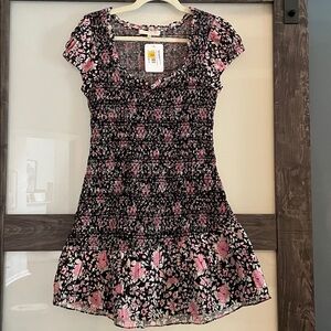 $345 msrp nwt LoveShackFancy floral Mini Dress small